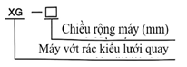 Máy Cào Rác Kiểu Lưới XG